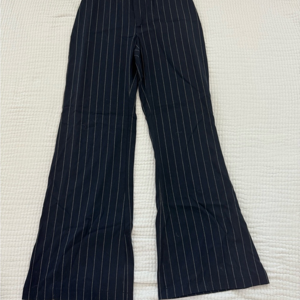 Free People Dark blue Pinstripe Trousers